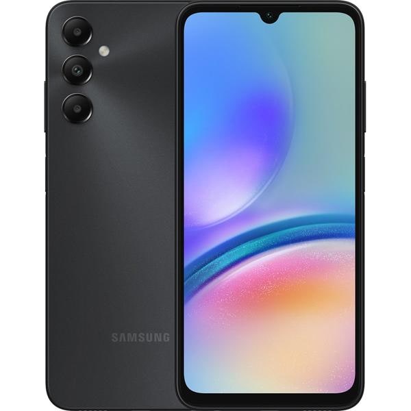 Smartphone Galaxy A05s Android 14, 128GB de Armazenamento, Câmera Selfie de 13MP, Câmera Tripla Traseira 50MP + 2MP + 2MP, Tela Infinita de 6.7", Dual Chip, Preto, Samsung - CX 1 UN