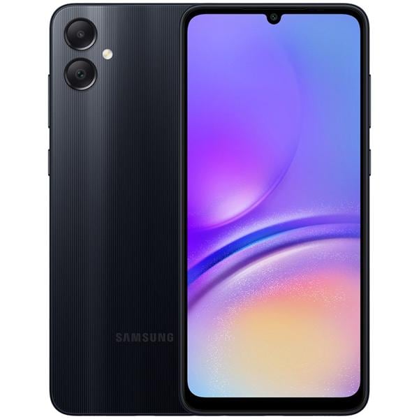 Smartphone Galaxy A05, Android 14, 128GB de Armazenamento, Câmera Selfie de 8MP, Câmera Dupla Traseira 50MP + 2MP, Tela Infinita de 6.7", Dual Chip, Preto, Samsung - CX 1 UN