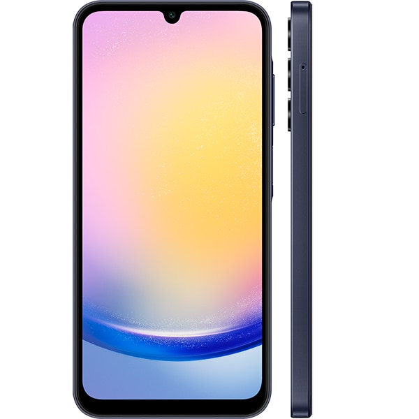 Smartphone Galaxy A25, Android 14, 256GB de Armazenamento, Câmera Selfie de 13MP, Câmera Tripla Traseira 50MP + 8MP + 2MP, Tela Infinita de 6.5", Dual Chip, Azul escuro, A256E, Samsung - CX 1 UN