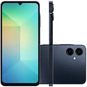 Smartphone Galaxy A06, Android 14, 128GB de Armazenamento, Câmera Selfie de 8MP, Câmera Dupla Traseira 50MP + 2MP, Tela Infinita de 6.7", Dual Chip, Azul escuro, A065M, Samsung - CX 1 UN Smartphone Galaxy A06, Android 14, 128GB de Armazenamento, Câmera Selfie de 8MP, Câmera Dupla Traseira 50MP + 2MP, Tela Infinita de 6.7", Dual Chip, Azul escuro, A065M, Samsung - CX 1 UN