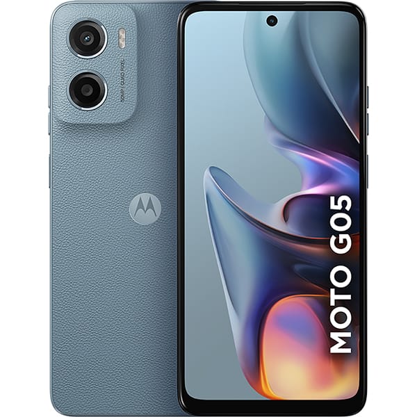 Smartphone Moto G05, Android 15, 128GB de Armazenamento, Câmera Frontal de 8MP, Câmera Traseira 50MP, Tela 6.7", Cinza, Motorola - CX 1 UN