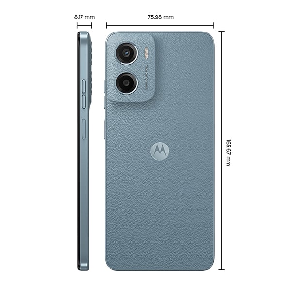 Smartphone Moto G05, Android 15, 128GB de Armazenamento, Câmera Frontal de 8MP, Câmera Traseira 50MP, Tela 6.7", Cinza, Motorola - CX 1 UN