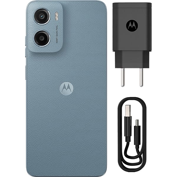 Smartphone Moto G05, Android 15, 128GB de Armazenamento, Câmera Frontal de 8MP, Câmera Traseira 50MP, Tela 6.7", Cinza, Motorola - CX 1 UN