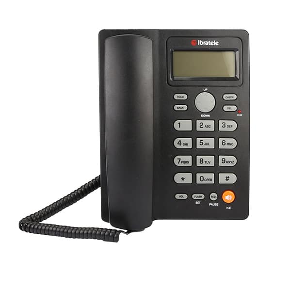 Telefone Fixo Capta Sta, Identificador de Chamada, Espera com Musica, Viva Voz, Preto, Ibratele - CX 1 UN