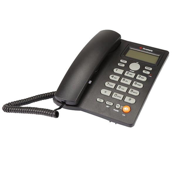 Telefone Fixo Capta Sta, Identificador de Chamada, Espera com Musica, Viva Voz, Preto, Ibratele - CX 1 UN