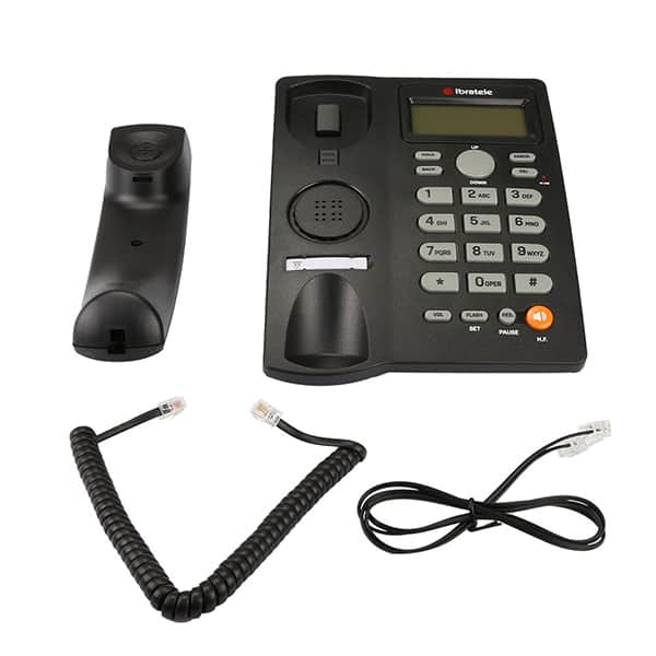 Telefone Fixo Capta Sta, Identificador de Chamada, Espera com Musica, Viva Voz, Preto, Ibratele - CX 1 UN
