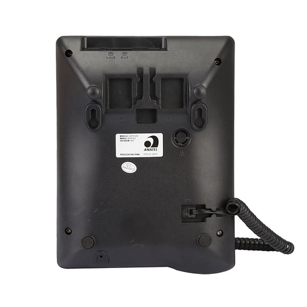 Telefone Fixo Capta Sta, Identificador de Chamada, Espera com Musica, Viva Voz, Preto, Ibratele - CX 1 UN