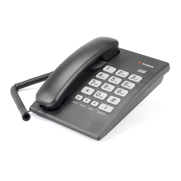 Telefone de mesa, Preto, 04566B, Ibratele - CX 1 UN