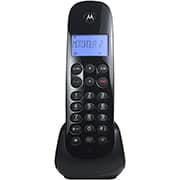 Telefone sem fio Dect 6.0 com Identificador de Chamadas e Viva Voz, MT150-2, Preto, Motorola - CX 1 UN Telefone sem fio Dect 6.0 com Identificador de Chamadas e Viva Voz, MT150-2, Preto, Motorola - CX 1 UN
