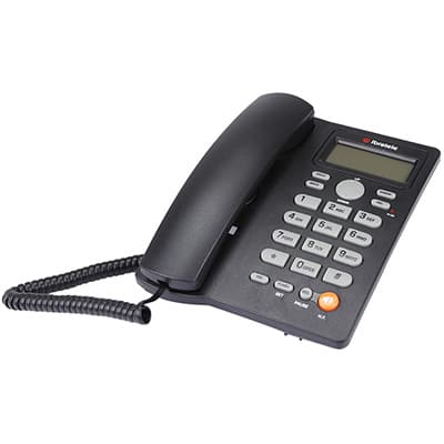 Telefone com identificador de chamada e viva voz, capta sta, Preto, 04563, Ibratele - CX 1 UN