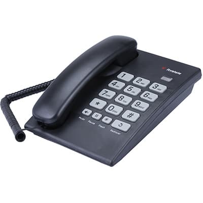 Telefone de mesa, Preto, 04566, Ibratele - CX 1 UN