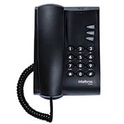 Telefone de Mesa Pleno, Preto, 4080051, Intelbras - CX 1 UN