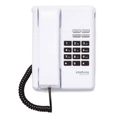 Telefone de mesa premium branco TC50 Intelbras PT 1 UN