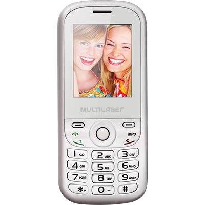 Telefone celular Up P3293 Dual Chip VGA branco 1.8" Multi CX 1 UN