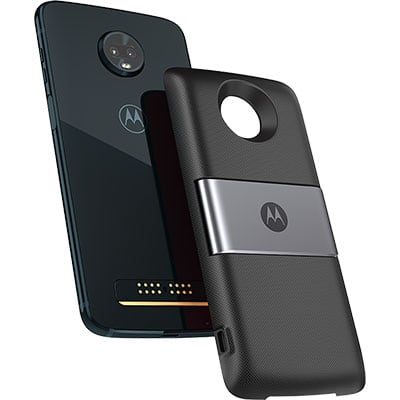 Smartphone Moto Z3 Play Power Pack&DTV XT1929, Android 8.1.0, Oreo, 64GB de Armazenamento, Câmera Frontal de 8MP, Câmera Traseira de 12 MP + 5 MP, Tela de 6", Índigo - Motorola CX 1 UN