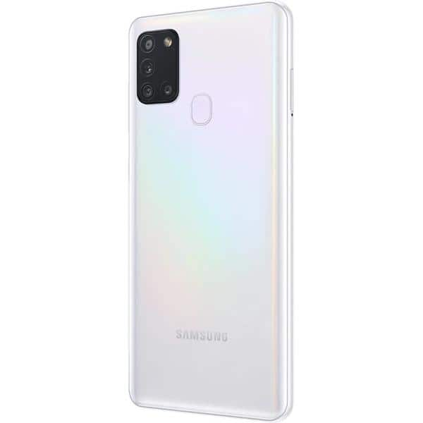 Smartphone Galaxy A21s A217M, Android 10, 64GB de Armazenamento, Câmera Frontal de 13MP, Câmera Traseira Quádrupla de 48MP + 8MP + 2MP + 2MP, Tela de 6.5", Branco - Samsung CX 1 UN