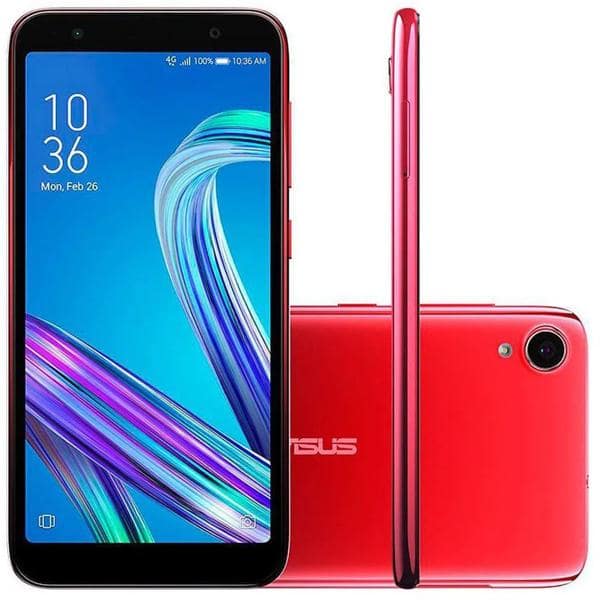 Smartphone Zenfone Live L2 ZA550KL, Android Oreo, 32GB de Armazenamento, Câmera Frontal de 5MP, Câmera Traseira de 13MP, Tela de 5.5", Vermelho - Asus CX 1 UN