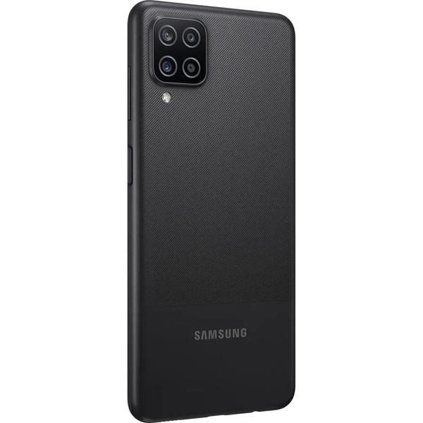 Smartphone Galaxy A12  SM-A125M, Android 10, 64GB de Armazenamento, Câmera Frontal de 8MP, Câmera Traseira Quádrupla de 48MP + 5MP + 2MP + 2MP, Tela 6.5, Preto - Samsung CX 1 UN
