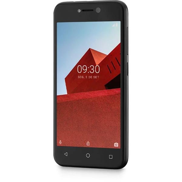 Smartphone Multilaser E P9128, Android 8.1, 32GB  de Armazenamento, Câmera Dual de 5MP + 5MP, Tela de 5.0, Preto - CX 1 UN