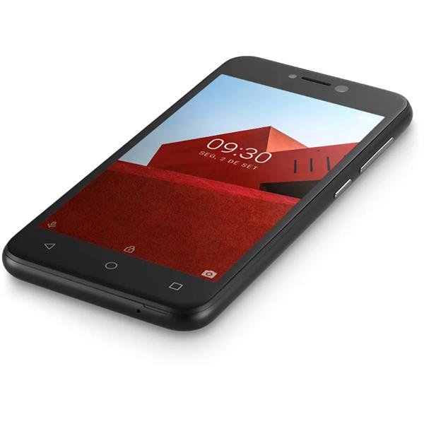 Smartphone Multilaser E P9128, Android 8.1, 32GB  de Armazenamento, Câmera Dual de 5MP + 5MP, Tela de 5.0, Preto - CX 1 UN