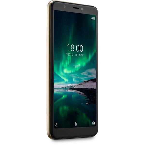 Smartphone Multi F Pro, 16GB, Câmera de 5mp, tela de 5.5", Dourado, P9119, Multi - CX 1 UN