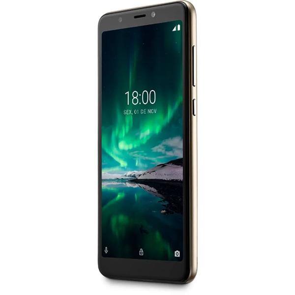 Smartphone Multi F Pro, 16GB, Câmera de 5mp, tela de 5.5", Dourado, P9119, Multi - CX 1 UN