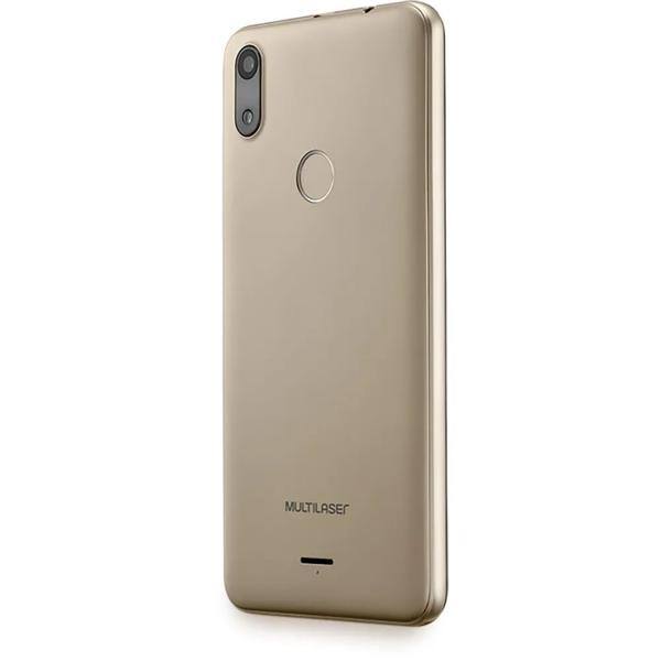 Smartphone Multi F Pro, 16GB, Câmera de 5mp, tela de 5.5", Dourado, P9119, Multi - CX 1 UN