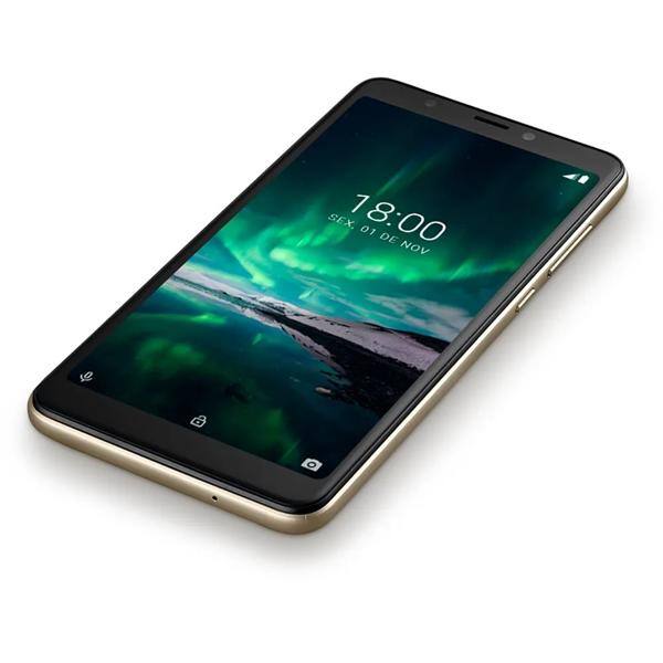 Smartphone Multi F Pro, 16GB, Câmera de 5mp, tela de 5.5", Dourado, P9119, Multi - CX 1 UN