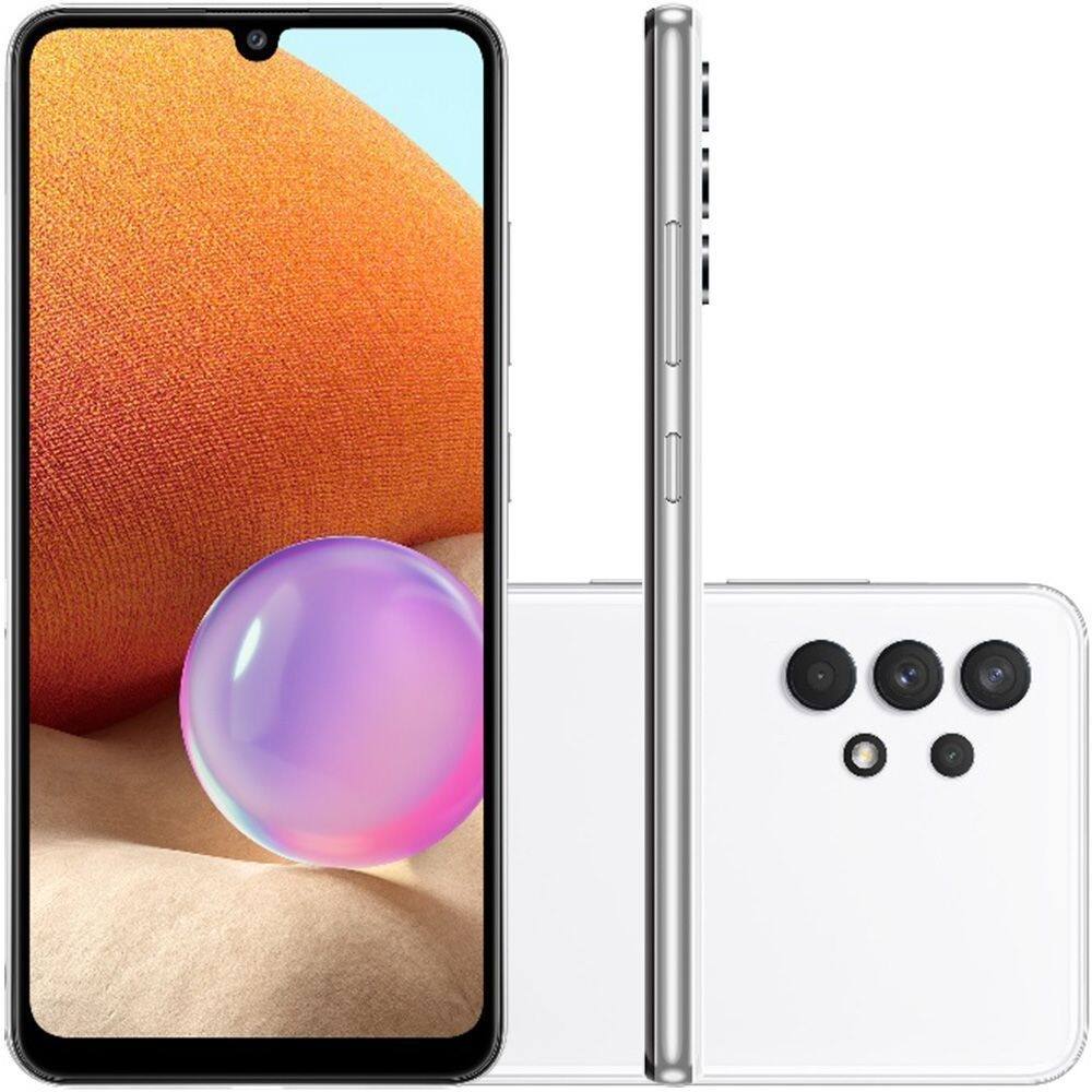 Smartphone Galaxy A32, Android11, 128GB de Armazenamento, Câmera Frontal de  20MP, Câmera Quadrupla de 64MP + 8MP + 5MP + 5MP, Tela de 6.4\