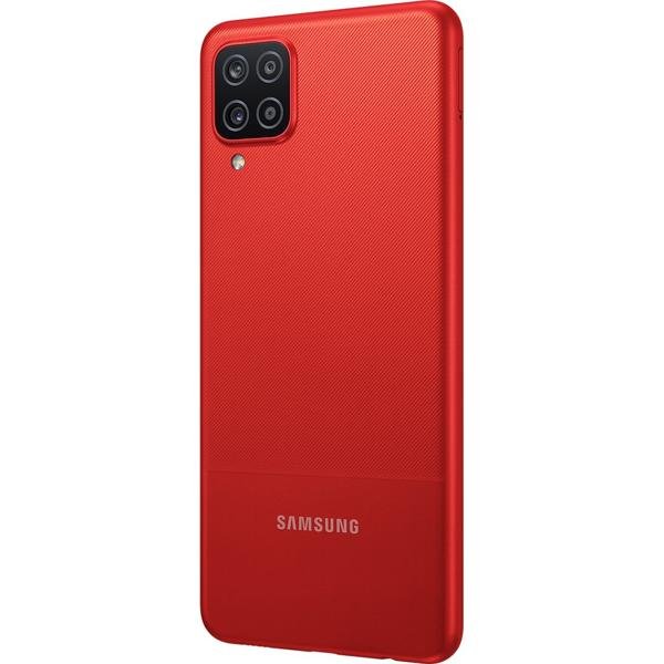 Smartphone Galaxy A12  SM-A125M, Android 10, 64GB de Armazenamento, Câmera Frontal de 8MP, Câmera Traseira Quádrupla de 48MP + 5MP + 2MP + 2MP, Tela 6.5, Vermelho - Samsung CX 1 UN