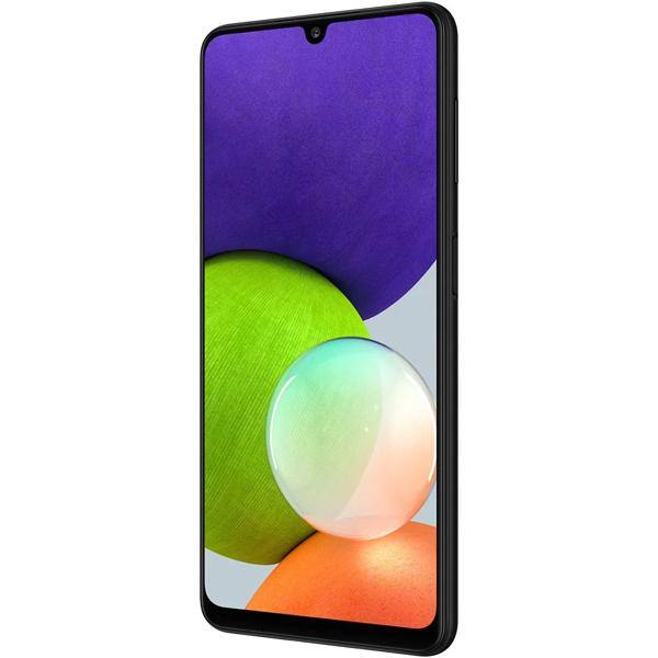 Smartphone Galaxy A22, Android 11, 128GB de Armazenamento, Câmera Frontal de 13MP, Câmera Traseira Quádrupla de 48.0 MP + 8.0 MP + 2.0 MP + 2.0 MP, Tela 6.4, Preto, A225M - Samsung CX 1 UN