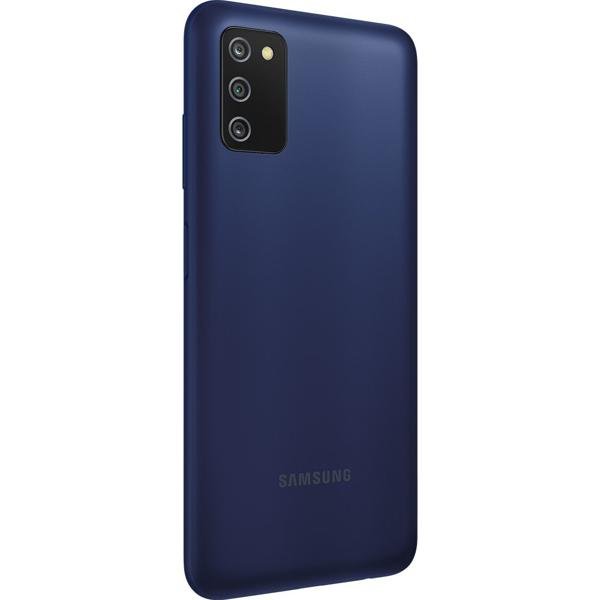 Smartphone Galaxy A03s,  Android 11, 64GB de Armazenamento, Câmera Frontal de 5MP, Câmera Traseira Tripla de 13MP + 2MP +  2MP, Tela de 6.5", Azul, SM-A037M, Samsung - CX 1 UN