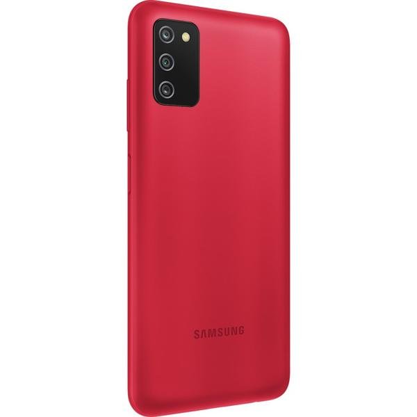 Smartphone Galaxy A03s,  Android 11, 64GB de Armazenamento, Câmera Frontal de 5MP, Câmera Traseira Tripla de 13MP + 2MP +  2MP, Tela de 6.5", Vermelho, SM-A037M, Samsung CX 1 UN