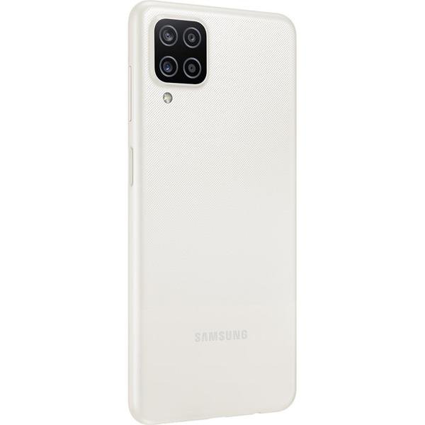 Smartphone Galaxy A12 SM-A127M, Android 11, 64GB de Armazenamento, Câmera Frontal de 8MP, Câmera Traseira Quádrupla de 48MP + 5MP + 2MP + 2MP, Tela 6.5, Branco, Samsung - CX 1 UN