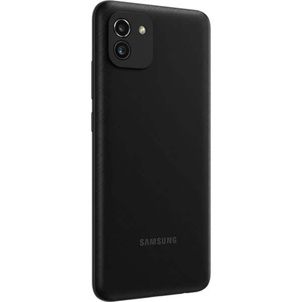 Smartphone Galaxy A03, Android 11, 64GB de Armazenamento, Câmera Frontal de 5MP, Câmera Traseira Dupla de 48MP + 2MP, Tela de 6.5", Preto, Samsung - CX 1 UN