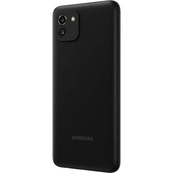 Smartphone Galaxy A03, Android 11, 64GB de Armazenamento, Câmera Frontal de 5MP, Câmera Traseira Dupla de 48MP + 2MP, Tela de 6.5", Preto, Samsung - CX 1 UN