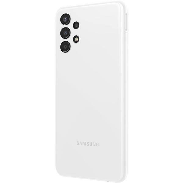 Smartphone Galaxy A13, Android 12, 128GB, Tela 6.6", Câmera frontal de 8MP, Câmera traseira Quádrupla de 50MP + 5MP + 2MP + 2MP, Branco, A135A13, Samsung - CX 1 UN