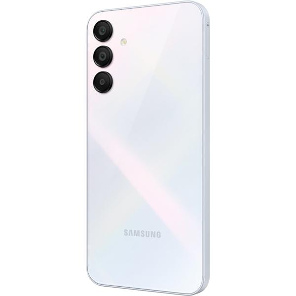 Smartphone Galaxy A15, Android 14, 128GB de Armazenamento, Câmera Selfie de 13MP, Câmera Tripla Traseira 50MP + 5MP + 2MP, Tela Infinita de 6.5", Dual Chip, Azul claro, Samsung - CX 1 UN