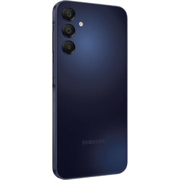 Smartphone Galaxy A15, Android 14, 128GB de Armazenamento, Câmera Selfie de 13MP, Câmera Tripla Traseira 50MP + 5MP + 2MP, Tela Infinita de 6.5", Dual Chip, Azul escuro, Samsung - CX 1 UN