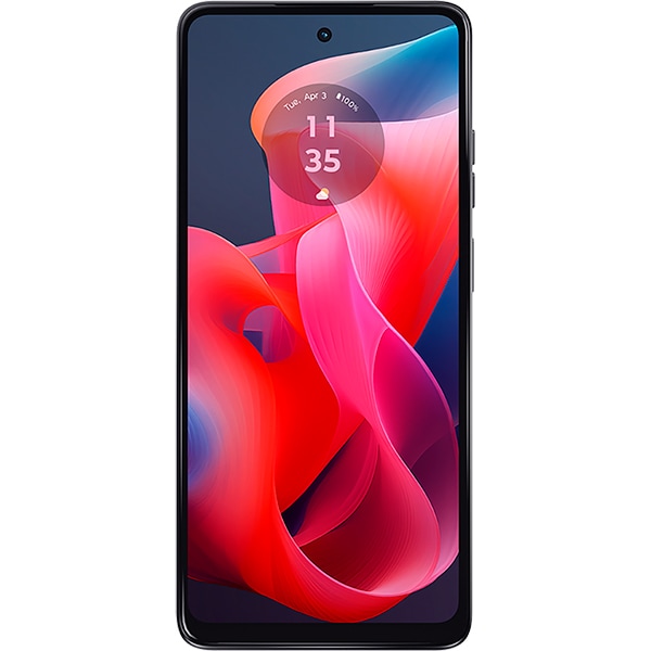 Smartphone Moto G24, XT2423, Android 14, 128GB de Armazenamento, Câmera Frontal de 8MP, Câmera Traseira 50MP + 2MP, Tela 6.6", Grafite, Motorola - CX 1 UN