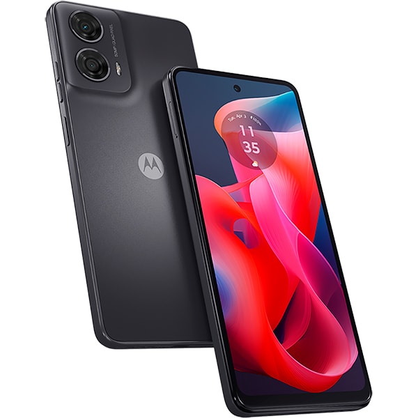 Smartphone Moto G24, XT2423, Android 14, 128GB de Armazenamento, Câmera Frontal de 8MP, Câmera Traseira 50MP + 2MP, Tela 6.6", Grafite, Motorola - CX 1 UN