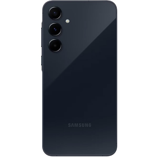 Smartphone Galaxy A55 Android 14, 128GB de Armazenamento, Câmera Selfie de 32MP, Câmera Tripla Traseira 50MP + 12MP + 5MP, Tela Infinita de 6.6", Dual Chip, Azul escuro, Samsung - CX 1 UN