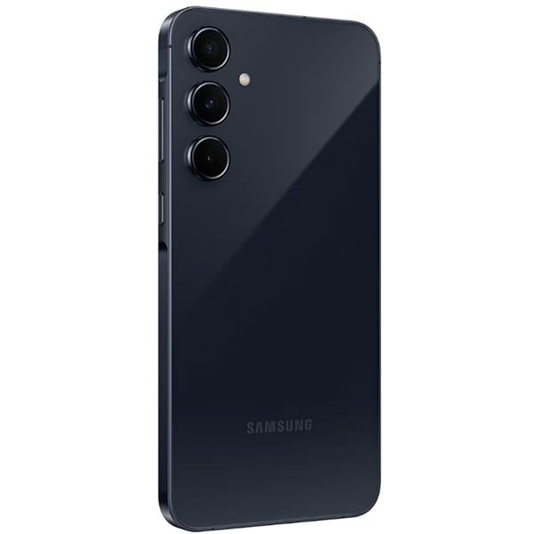 Smartphone Galaxy A55 Android 14, 128GB de Armazenamento, Câmera Selfie de 32MP, Câmera Tripla Traseira 50MP + 12MP + 5MP, Tela Infinita de 6.6", Dual Chip, Azul escuro, Samsung - CX 1 UN