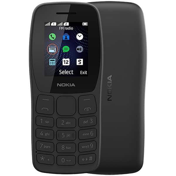 Telefone celular NK093, Dual Chip, tela de 1,8" polegadas, Preto, Nokia - CX 1 UN