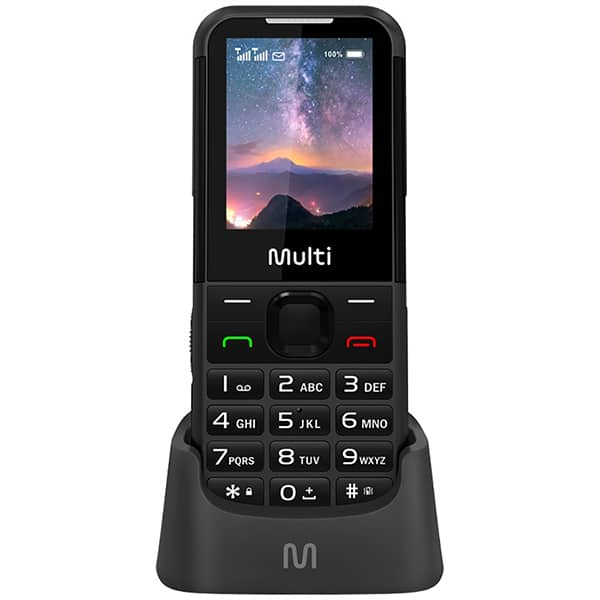 Telefone celular Vita, Dual Chip 4g, tela de 1,8" polegadas, Bluetooth, Preto, P9225, Multi - CX 1 UN