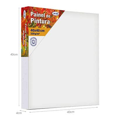 Painel para pintura 40x40 PMD4040 Oval PT 1 UN