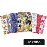 Saco presente metalizado 20x29cm bopp sortidos 4306 Gala PT 50 UN