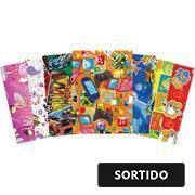 Saco presente metalizado 25x35cm bopp infantil sortido 4319 Gala PT 50 UN