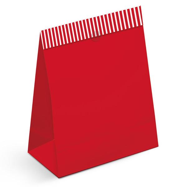 Saco de papel para presente, Vermelho, 14001406, Cromus - PT 10 UN