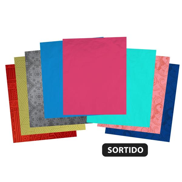 Saco de presente Metalizado, Bopp, Cores sortidas, 25 x 35cm, 792420, Gala - PT 50 UN